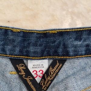 Lucky straight leg men’s jeans, 33x34